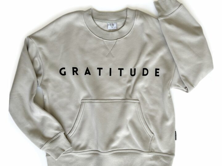 Image for Adult Gratitude Crewneck  &ndash; Little Bipsy