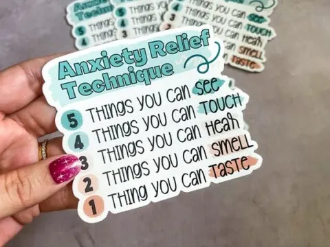 Image for Anxiety Relief Technique Magnet &ndash; But First, Joy