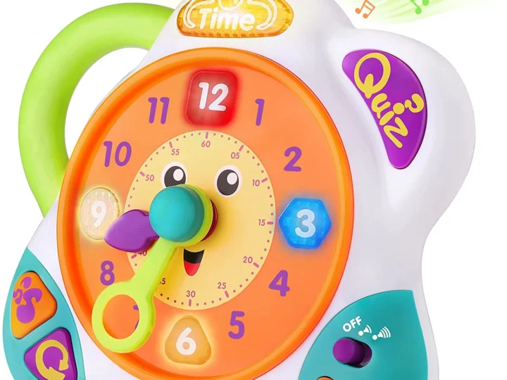 Bilingial Learning Clock for Toddlers