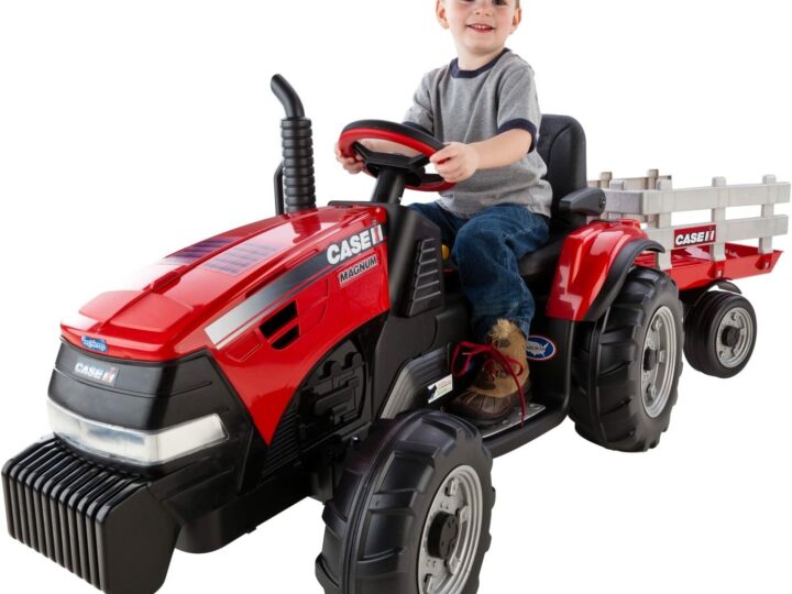 ride on tractor trailer toddler gift idea