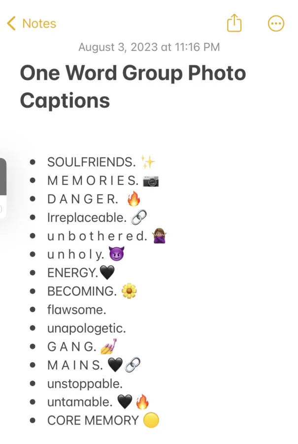 Wondering what to caption that group friend photo? Here are some great quotes to use as short captions that are pretty much.... 'nuff said! These captions for group photos of friends are great for instagram.