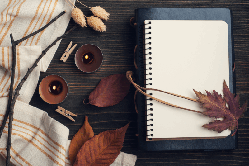 journal prompts in the fall