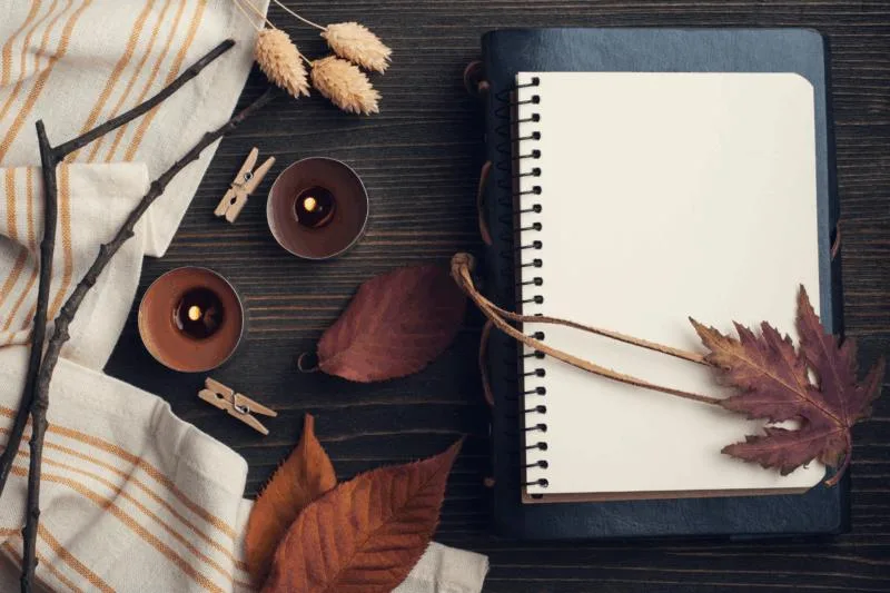 journal prompts in the fall