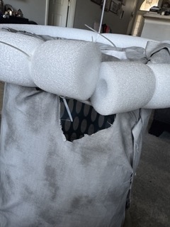 pool noodles tornado halloween costume