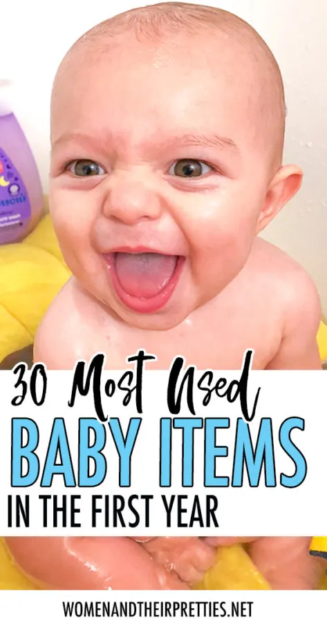 30 most used baby items in the first year