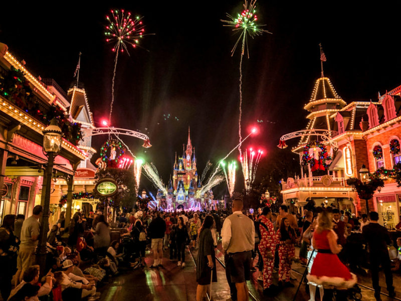 Disney Christmas Fireworks