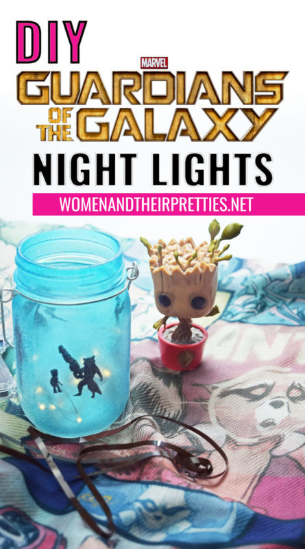 DIY Guardians of the Galaxy Night Light – an easy Guardians on the Galaxy craft! #GotGVol2