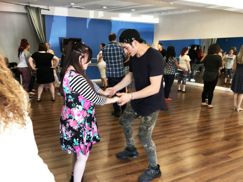 I got an official Dancing With The Stars Dance Lesson & talked to the #DWTS Troupe! #GotGVol2Event