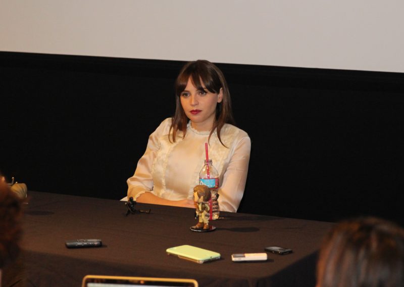 The Star Wars heroine speaks out: My OFFICIAL Felicity Jones Rogue One Interview #RogueOneEvent