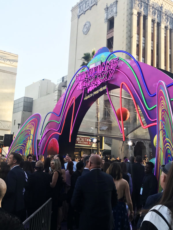 Sometimes in life you get experiences that you can't fully comprehend and walking the "purple carpet" at the Guardians of the Galaxy Vol. 2 premiere was one of them. Let's talk about who I saw, how I felt, and about my Guardians of the Galaxy Vol. 2 review. This unbiased post is sponsored by Disney as a part of the epic #GotGVol2Event, obviously.