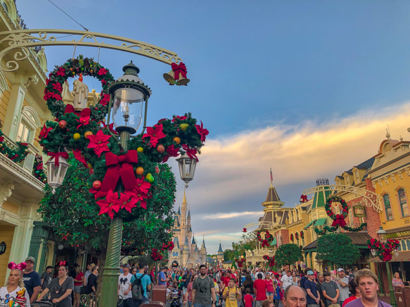 Magic Kingdom Christmas Decor