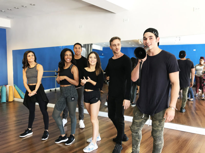 I got an official Dancing With The Stars Dance Lesson & talked to the #DWTS Troupe! #GotGVol2Event