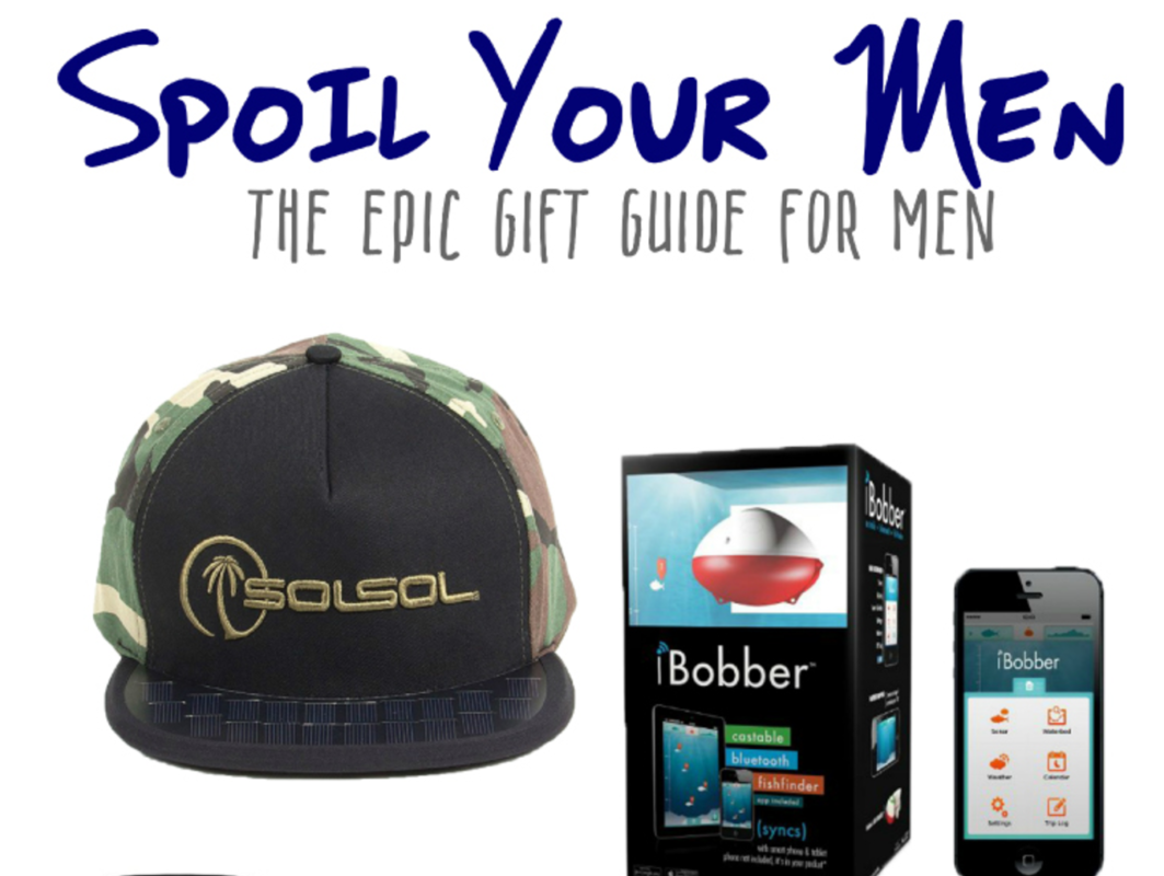 Men deserve to be spoiled too! Spoil your men with the ultimate gift guide for men! He will not be disappointed!