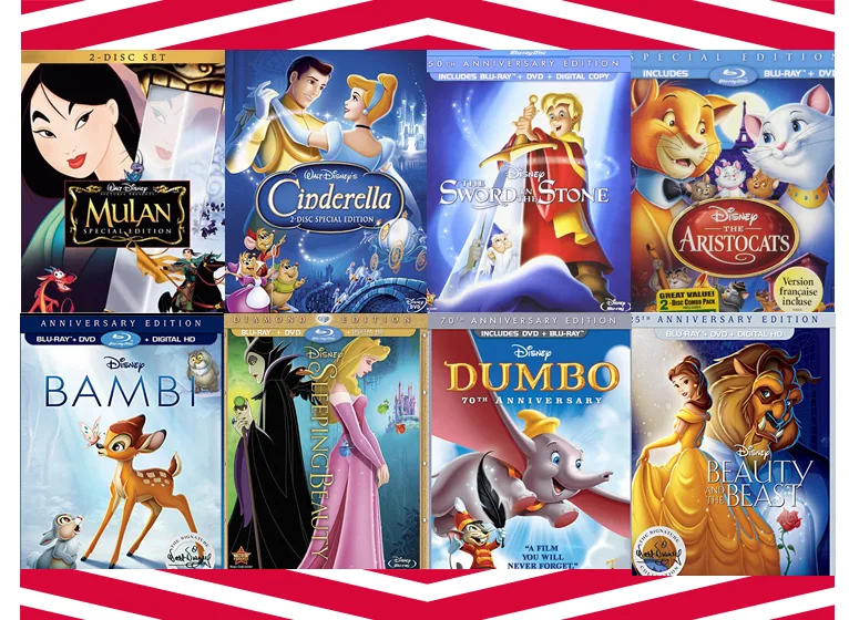 Disney loves to surprise up by re-releasing the Disney classic movies that we all love! They are slowly releasing the movies from the vault in with Disney Special Editions on Blu-ray. You can find these top 25 on Amazon right now. Get them while you still can!