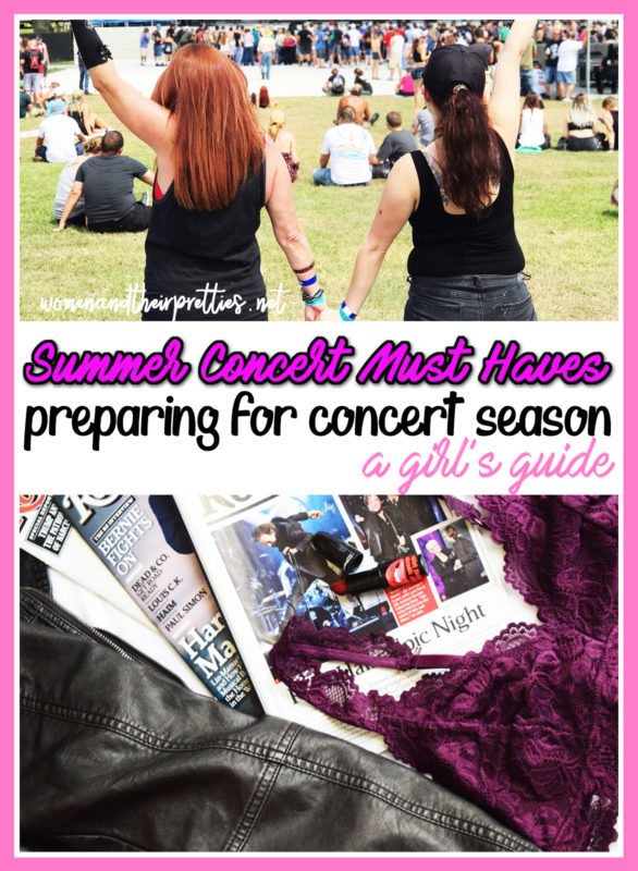 Concert Must Haves for women
