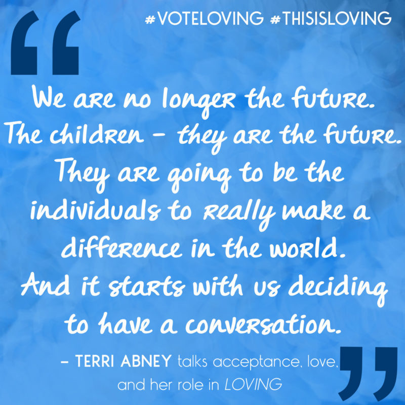 Loving's Terri Abney explains how conversations with children about love can change the world. #ThisIsLoving