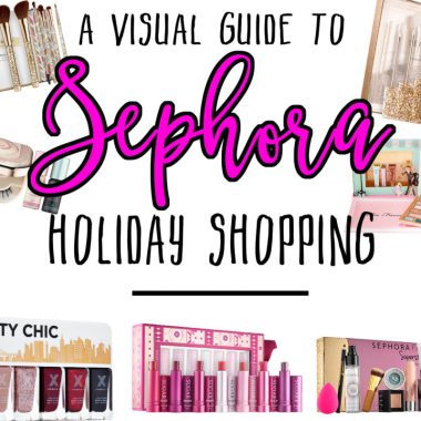 Because Sephora has so much perfection to choose from, I've create a visual guide to Sephora holiday shopping! This will give you a few popular gift ideas for this holiday season. Whether you're buying for yourself, your bestie, or your mother – Sephora has just what you need to make those beautiful babes smile.