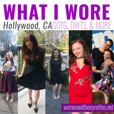 Let's talk about what I wore to the Guardians of the Galaxy Vol. 2 World Premiere, Descendants 2 Event, and DWTS lesson! I'll tell you exactly what I wore, where I got it, how I styled it, and what I almost wore in the unbiased post. This #GotGVol2event was hosted by Disney.