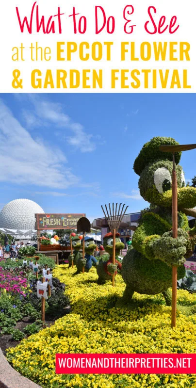 What to see and do at the Epcot International Flower & Garden Festival & a new Disney Linky! #FreshEpcot