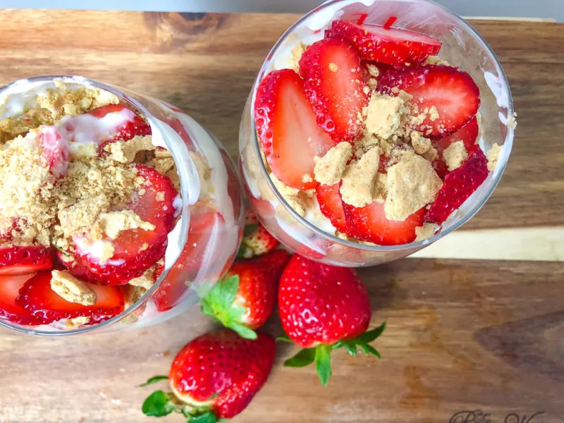 easy florida strawberry parfait recipe