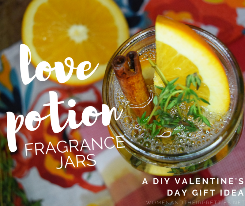 DIY love potion fragrance jars: An easy handmade Valentine's Day gift for anyone!