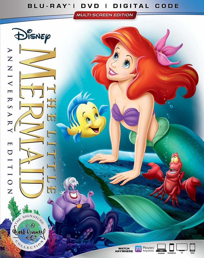 the little mermaid anniversary blu-ray